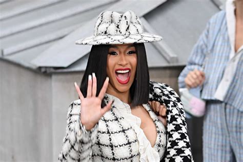 chanel bodysuit cardi b|Cardi B's Insane Chanel Community Service Outfits: .